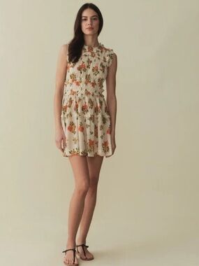 Dôen Martha Dress in Orangerie Floral - Size Small